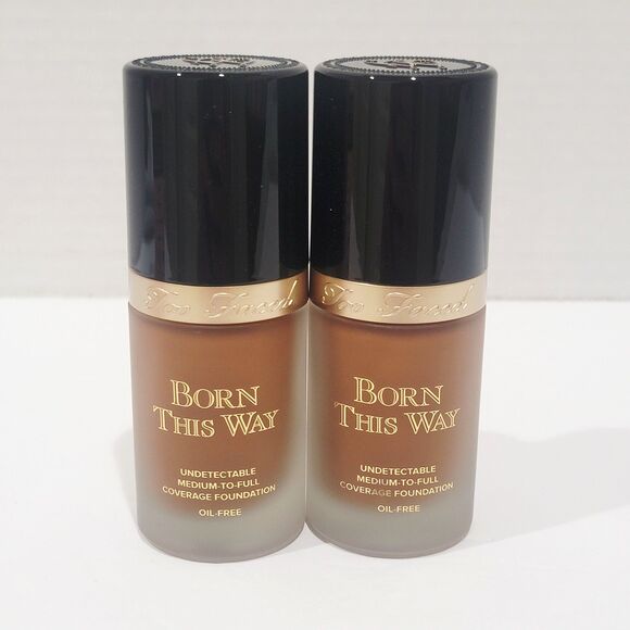 Too Faced Born This Way Undetectable Medium to Full Foundation 1.0 Oz TIRAMISU - Picture 2 of 12